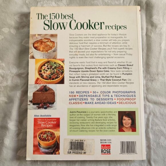 The 150 Best Slow Cooker Recipes by Judith Finlayson - Paperback - Picture 9 of 9